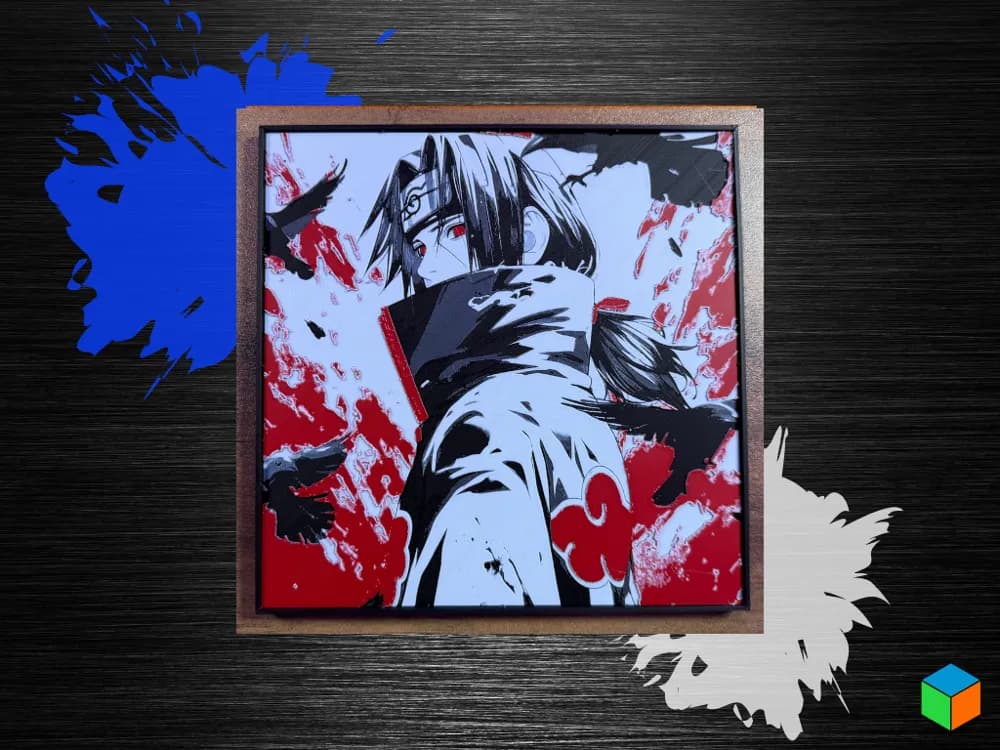 Itachi Uchiha — HueForge Wall Art | Naruto Itachi Uchiha — HueForge Wall Art | Naruto