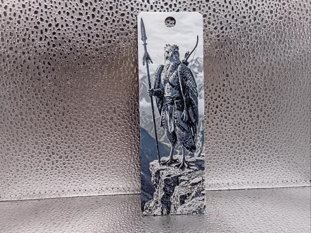 Aarakocra Bookmark - Hueforge by Borishotch Industries HueForge model: Aarakocra Bookmark - Hueforge by Borishotch Industries