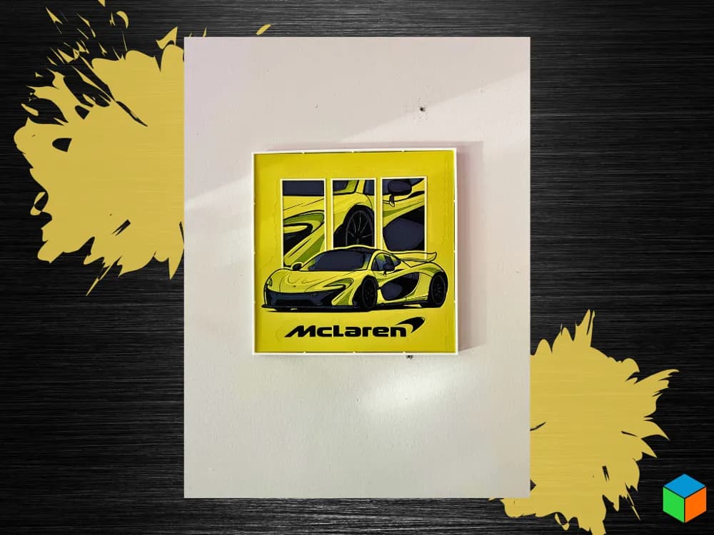 McLaren P1 HueForge Print by 3D Prints By Vic HueForge model: McLaren P1 HueForge Print by 3D Prints By Vic