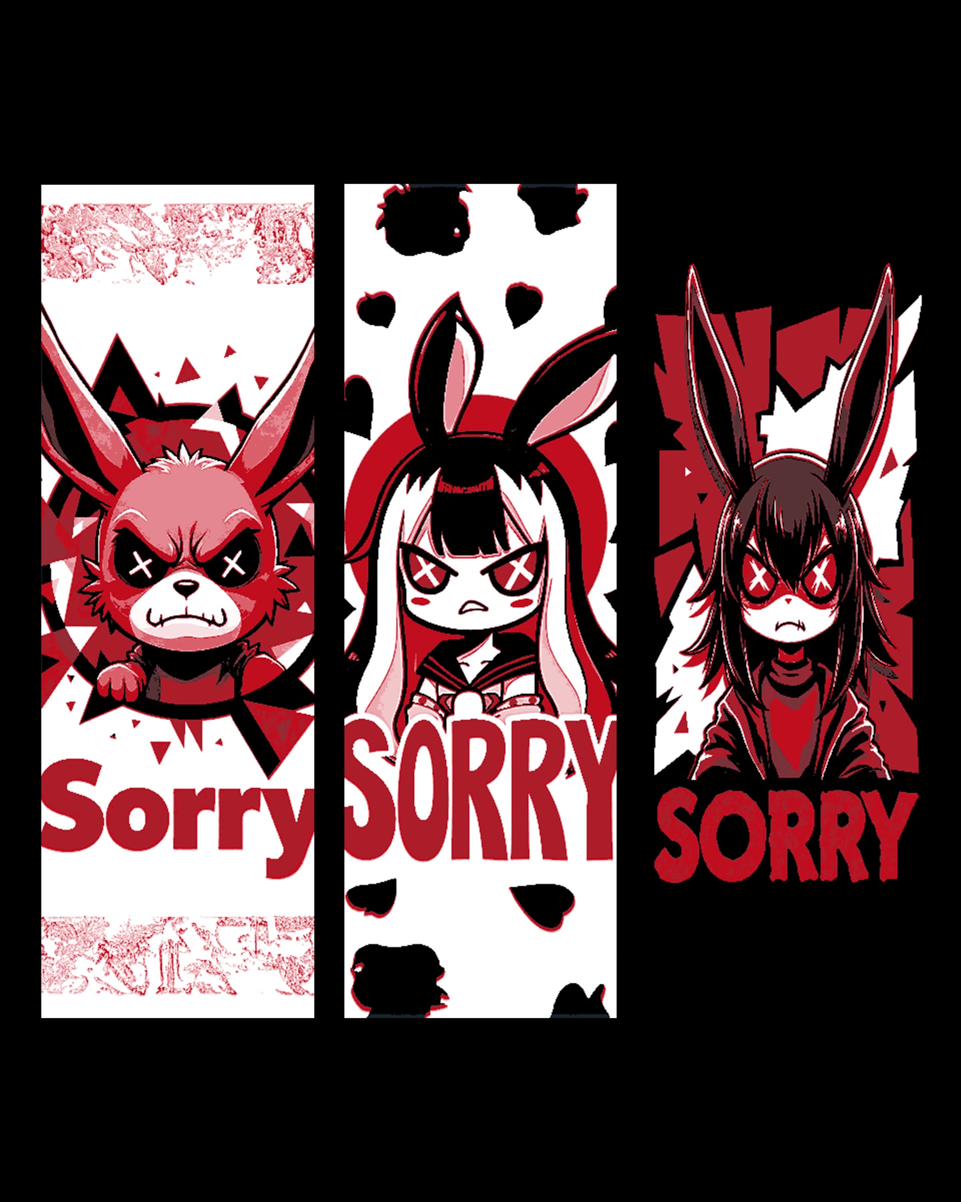 Say sorry even if you don't mean it - Set of bookmarks by BooneCo3d HueForge model: Say sorry even if you don't mean it - Set of bookmarks by BooneCo3d