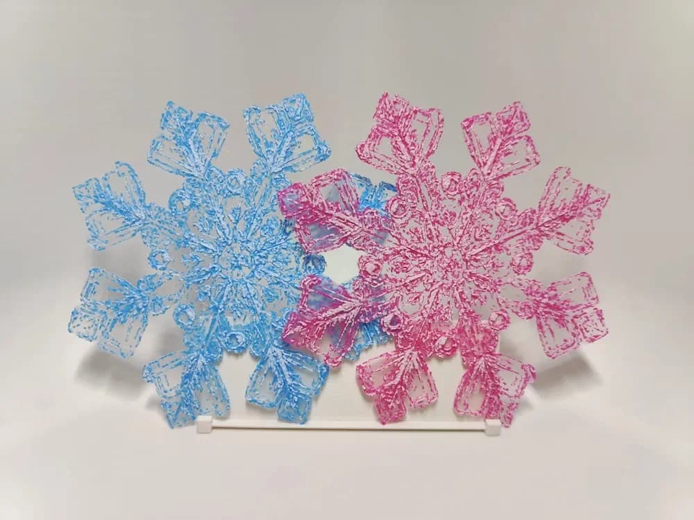 HueForge model: Christmas Window Ornament - Snowflake by BeaN