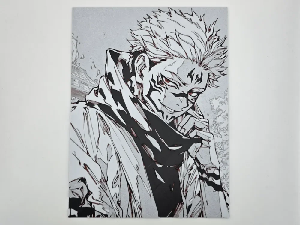Yuji Jujutsu Kaisen by Kactus Fpv HueForge model: Yuji Jujutsu Kaisen by Kactus Fpv