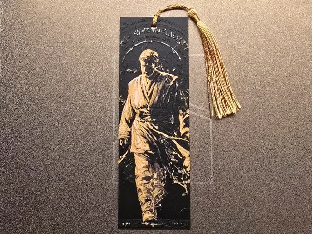 Star Wars Bookmark - Obi Wan by 3D-Mentiel HueForge model: Star Wars Bookmark - Obi Wan by 3D-Mentiel