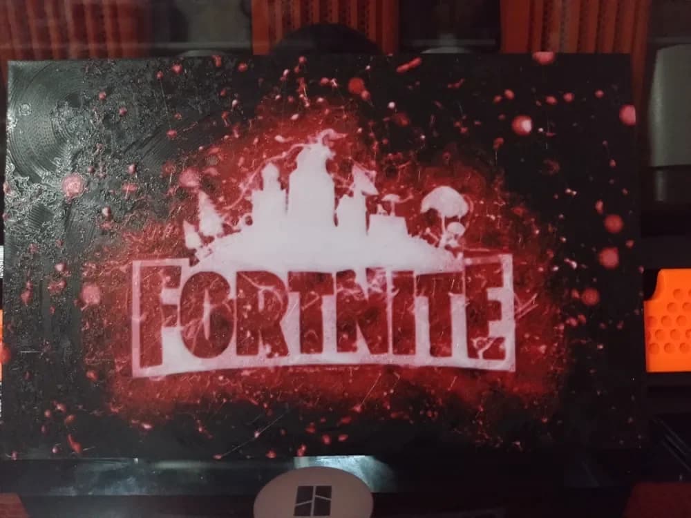 HueForge model: Fortnite Logo (HueForge) by Asgar3D