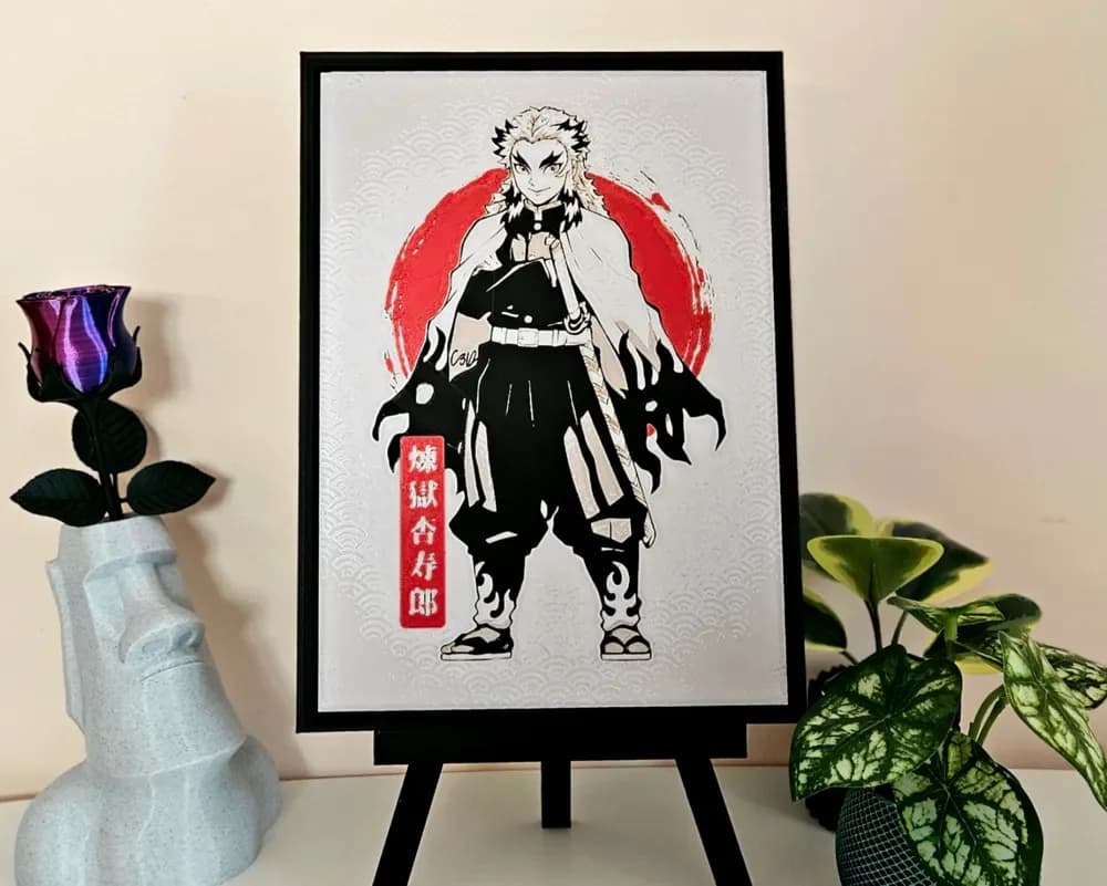 Kyojuro Rengoku - Demon Slayer (HueForge) Kyojuro Rengoku - Demon Slayer (HueForge)