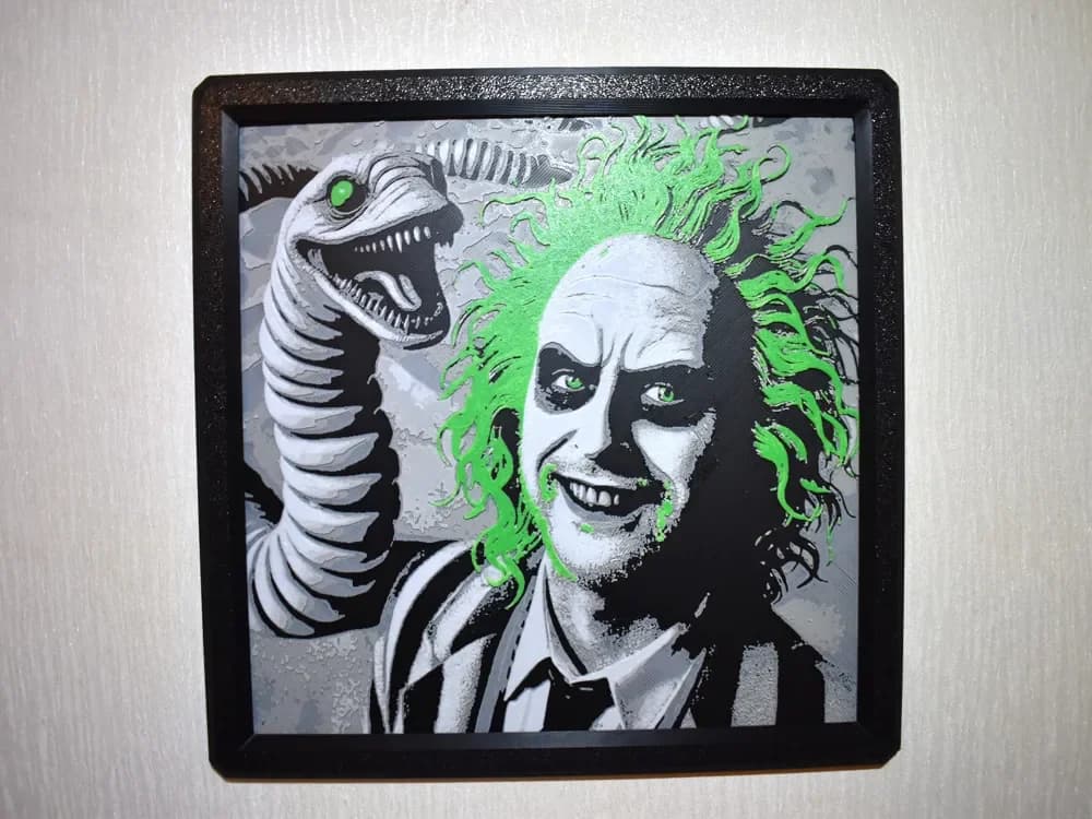 HueForge model: Beetlejuice Hueforge by Chris B