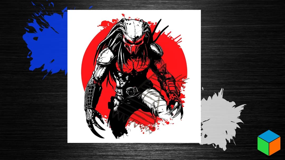 If It Bleeds, We Can Kill It — The Predator Poster by 3D Prints By Vic HueForge model: If It Bleeds, We Can Kill It — The Predator Poster by 3D Prints By Vic