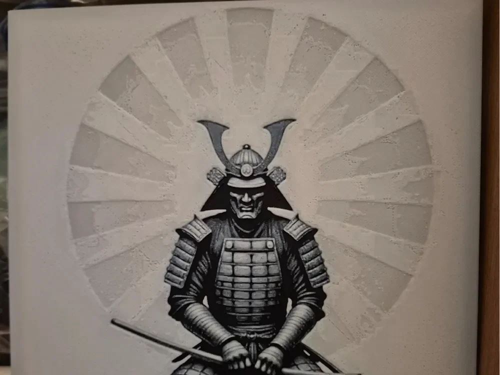 The Samurai Hueforge by Buntsta HueForge model: The Samurai Hueforge by Buntsta