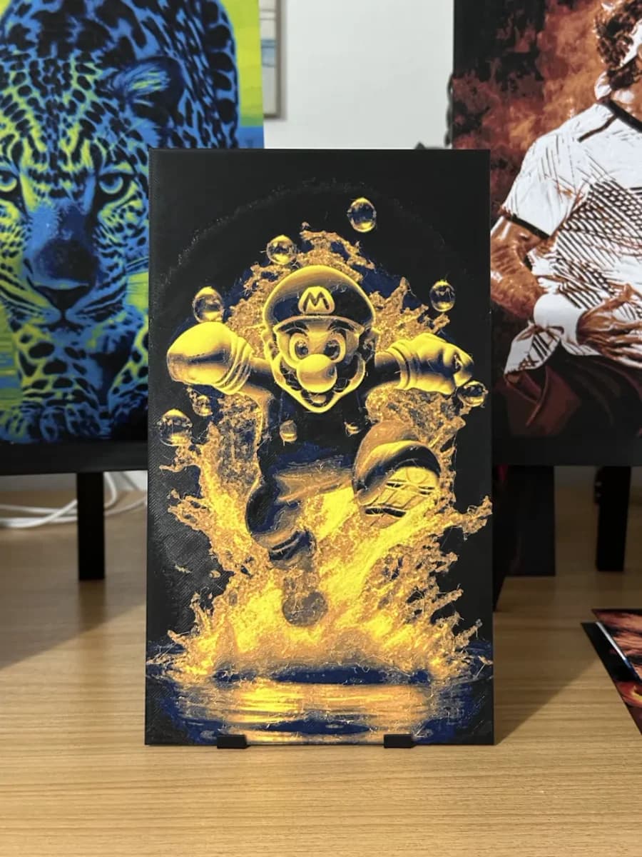 Super Mario Bros HueForge Super Mario Bros HueForge