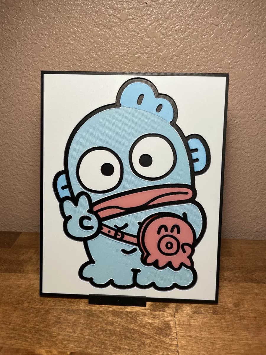 Hangyodon - Hello Kitty by Cloudy Nostalgia HueForge model: Hangyodon - Hello Kitty by Cloudy Nostalgia