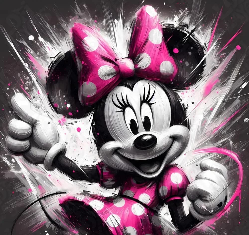 Minnie Mouse Hueforge Minnie Mouse Hueforge