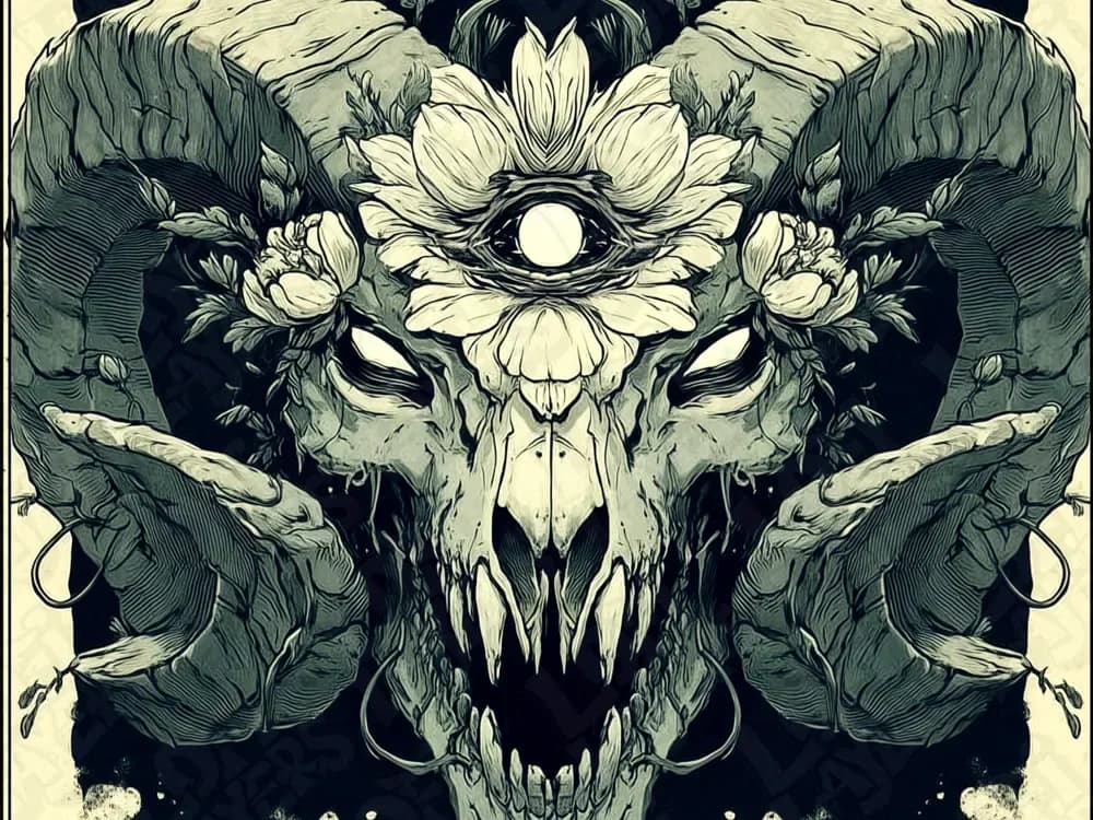 Thornhorn Bloom Hueforge by LoFi Layers HueForge model: Thornhorn Bloom Hueforge by LoFi Layers