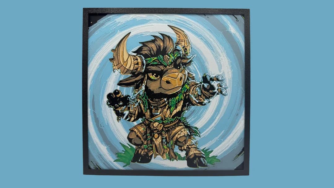 Tauren Shaman - World of Warcraft Hueforge by Canadian Gamer HueForge model: Tauren Shaman - World of Warcraft Hueforge by Canadian Gamer