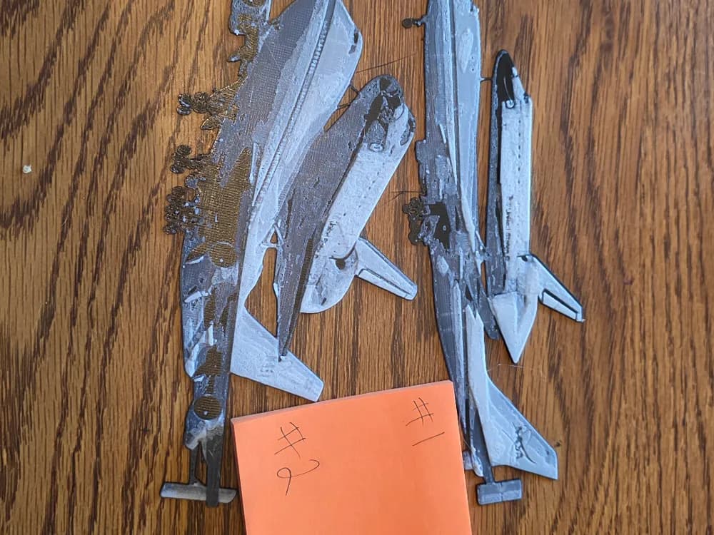 NASA Transport Hueforge Bookmarks set of 2 NASA Transport Hueforge Bookmarks set of 2