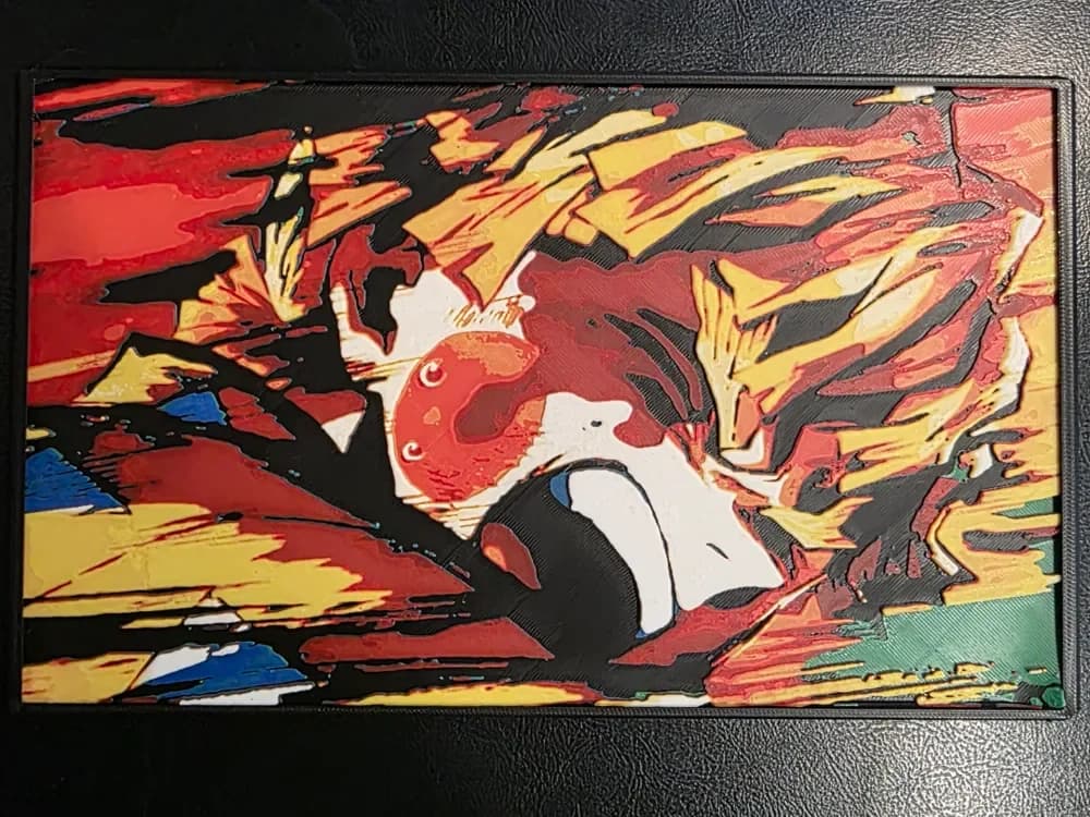 zenitsu Rage 250x150mm hueforge zenitsu Rage 250x150mm hueforge