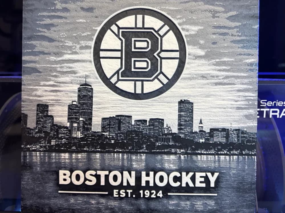 Boston Bruins Hockey Skyline NHL Hueforge Boston Bruins Hockey Skyline NHL Hueforge