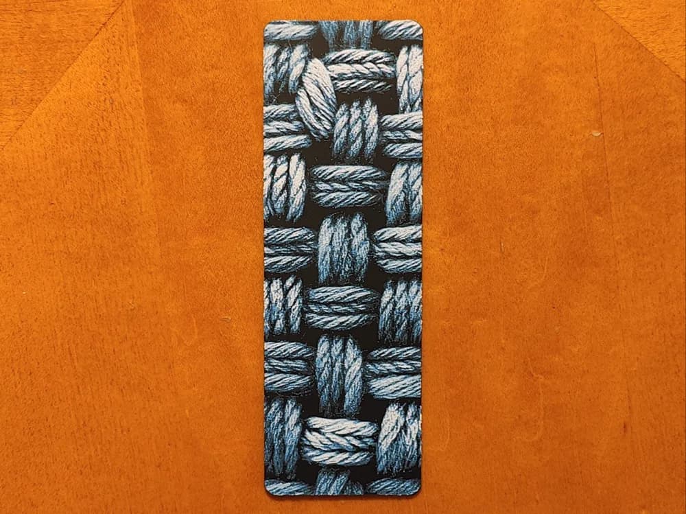 Woven Bookmark - Hueforge - Knitted by Sarge HueForge model: Woven Bookmark - Hueforge - Knitted by Sarge