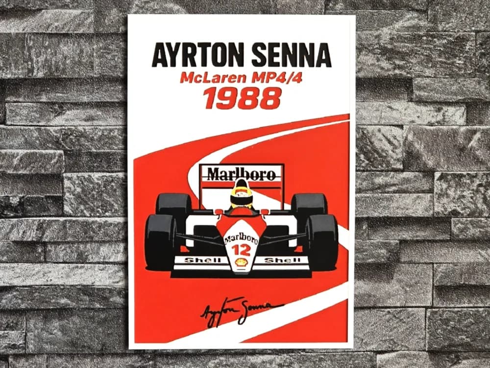 Hueforge Ayrton Senna 1988 by StefBull85 HueForge model: Hueforge Ayrton Senna 1988 by StefBull85