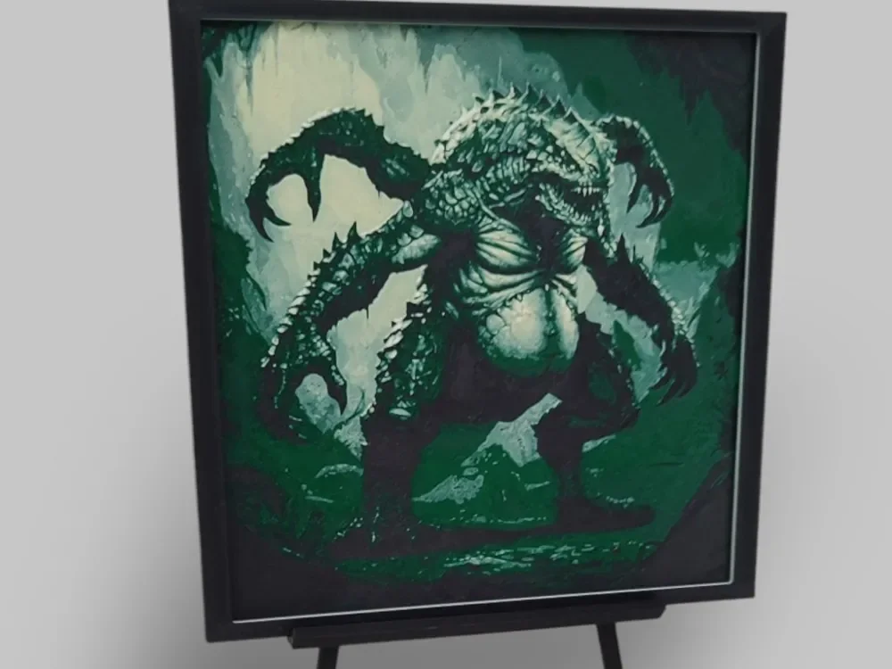 Kaiju Hueforge by 3DNesy HueForge model: Kaiju Hueforge by 3DNesy