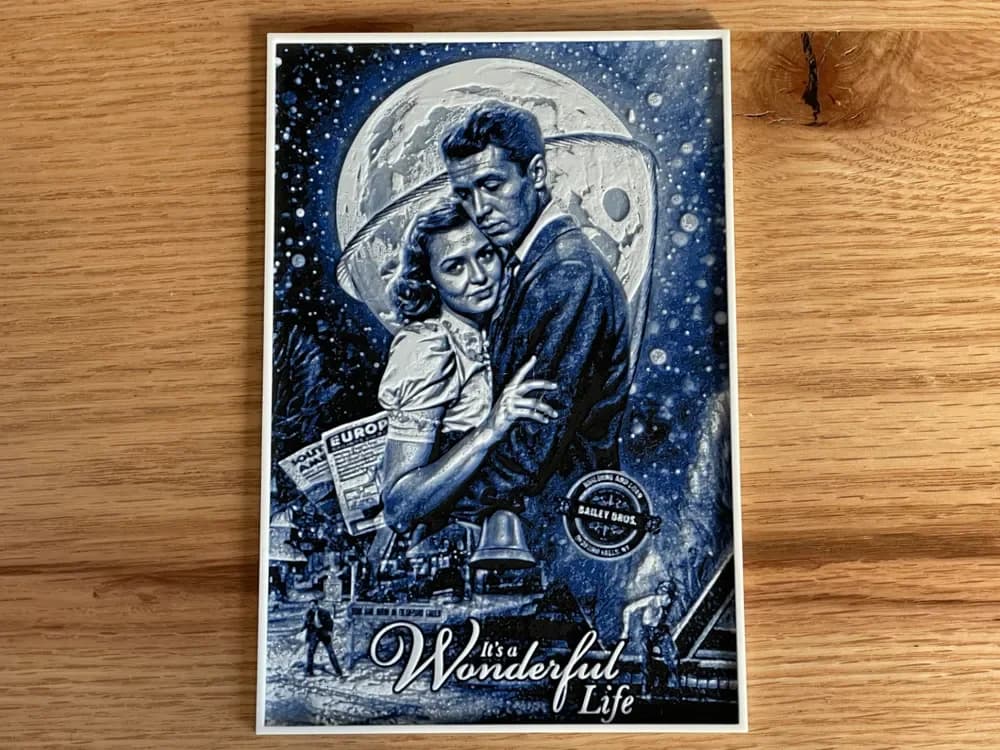 It's A Wonderful Life (1946) Hueforge Movie Poster It's A Wonderful Life (1946) Hueforge Movie Poster