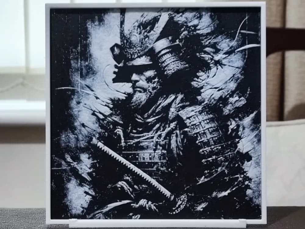 Sei'i Tai Shogun - HueForge 2 Color by BoDad HueForge model: Sei'i Tai Shogun - HueForge 2 Color by BoDad