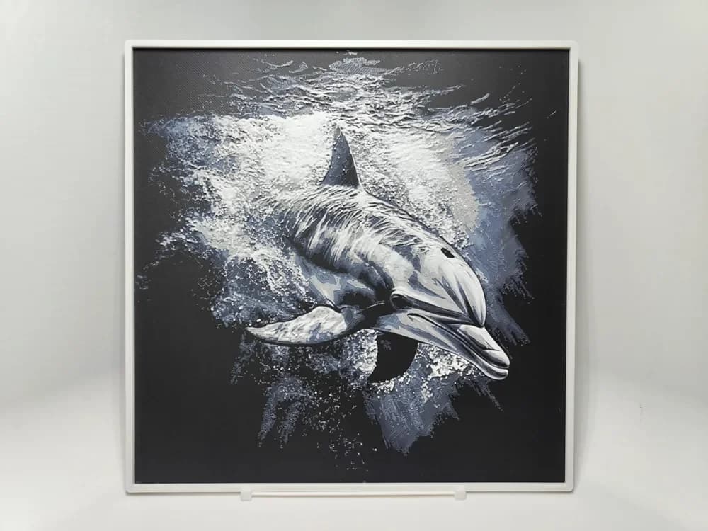 Dolphin - Hueforge by BeaN HueForge model: Dolphin - Hueforge by BeaN