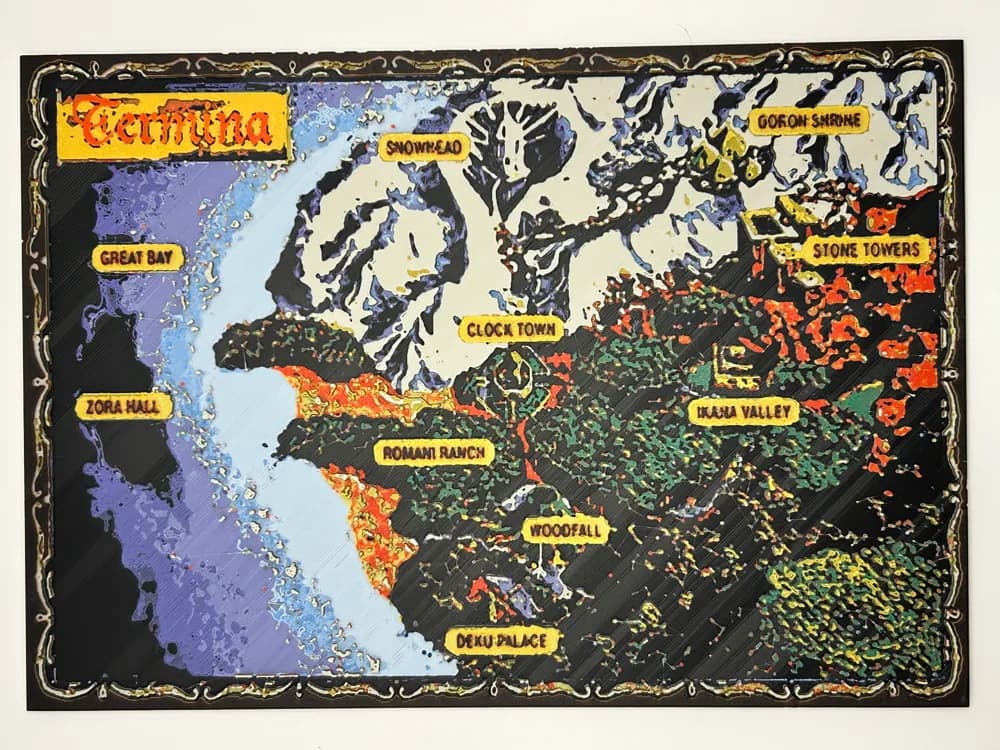 Majoras Mask Termina HueForge Majoras Mask Termina HueForge
