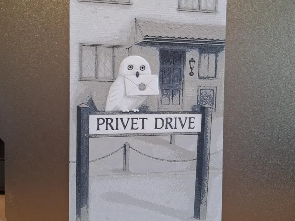 Harry Potter Private Drive Owl - Hueforge by 3dGlow HueForge model: Harry Potter Private Drive Owl - Hueforge by 3dGlow