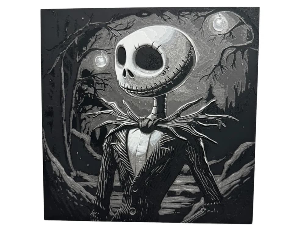 Jack - Nightmare Before Christmas by Canadian Gamer HueForge model: Jack - Nightmare Before Christmas by Canadian Gamer