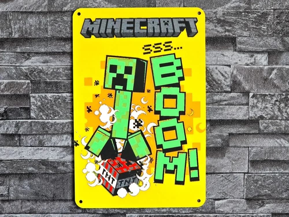 Hueforge Minecraft BOOM by StefBull85 HueForge model: Hueforge Minecraft BOOM by StefBull85