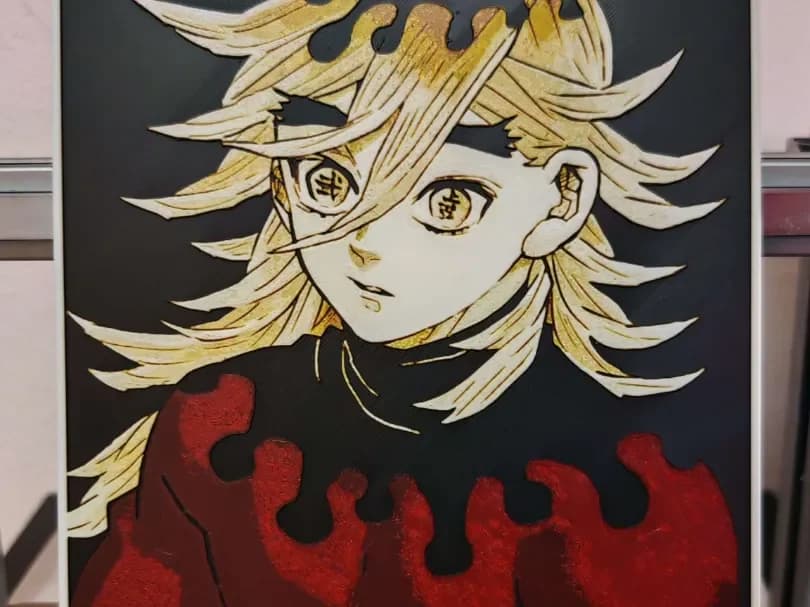 HueForge model: Demon Slayer - Upper 2/Doma/Douma hueforge by bzz999