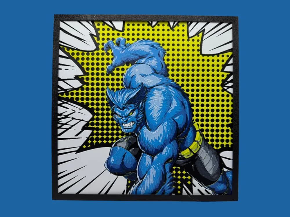 Hank McCoy - The Beast by Canadian Gamer HueForge model: Hank McCoy - The Beast by Canadian Gamer