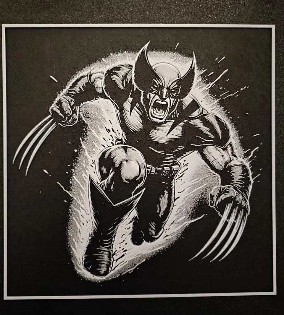 Wolverine Hueforge by leshowpatate HueForge model: Wolverine Hueforge by leshowpatate