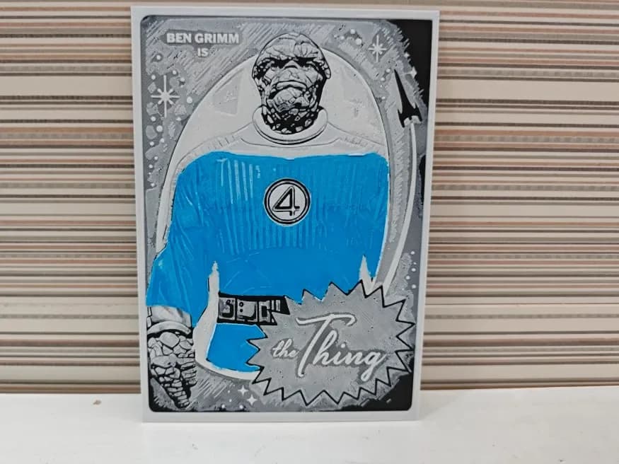 Hueforge – The Thing (Ben Grimm) by Litolunar HueForge model: Hueforge – The Thing (Ben Grimm) by Litolunar