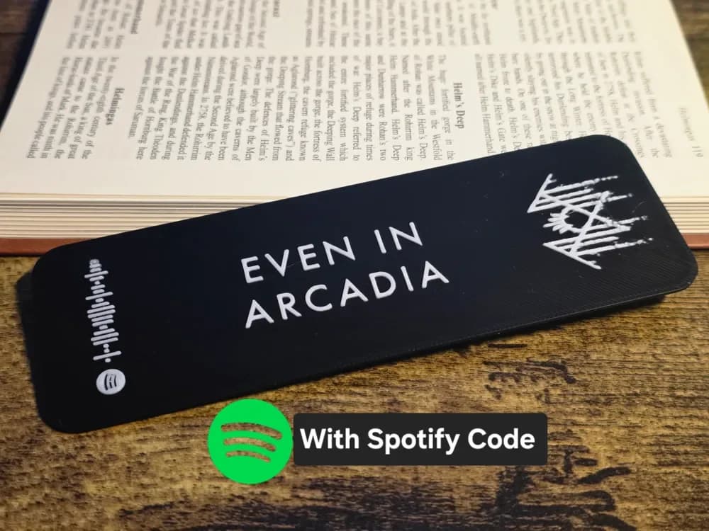 HueForge model: Sleep Token Album Bookmark - Even In Arcadia by N0vA Designs
