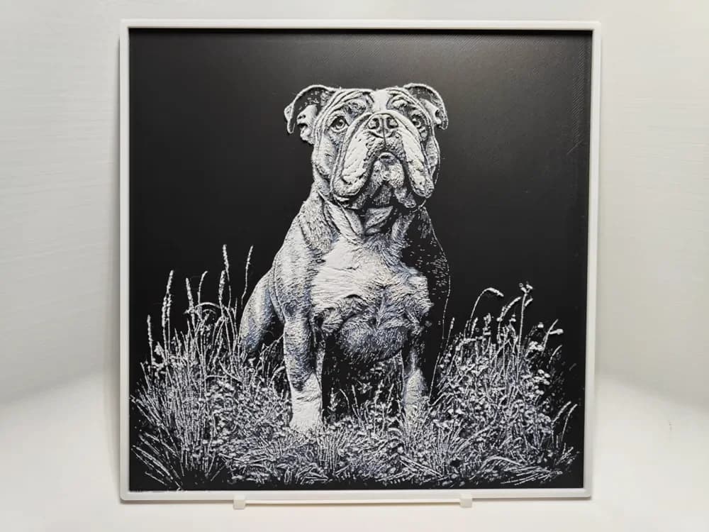 HueForge model: English Bulldog - Hueforge by BeaN