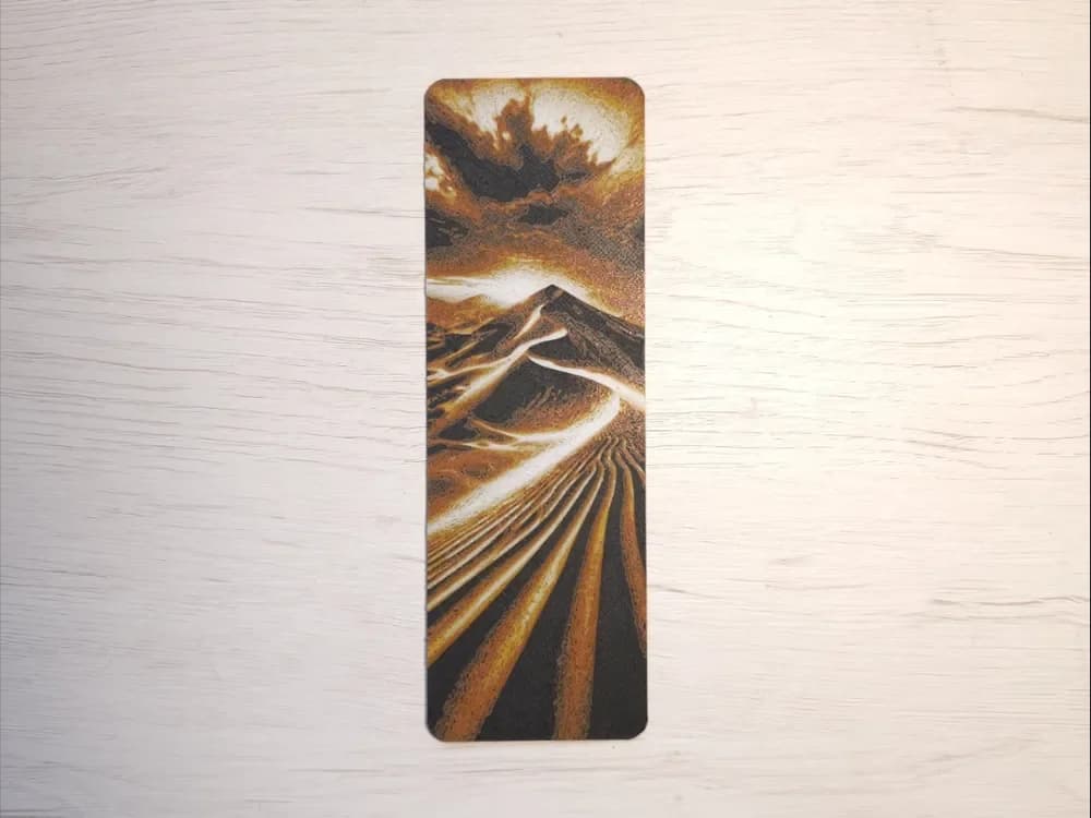 Desert Landscape Bookmark by Atrus Design HueForge model: Desert Landscape Bookmark by Atrus Design