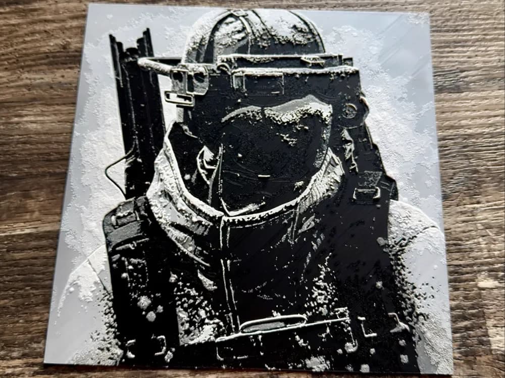 Arc Raiders Cold Snap Raider by novy HueForge model: Arc Raiders Cold Snap Raider by novy