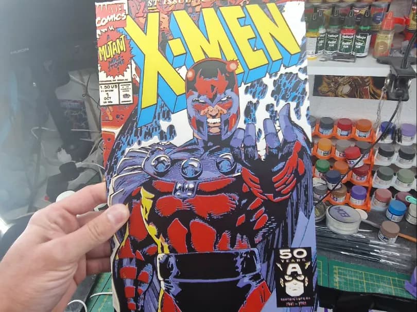 Magneto Hueforge by Dakiren HueForge model: Magneto Hueforge by Dakiren