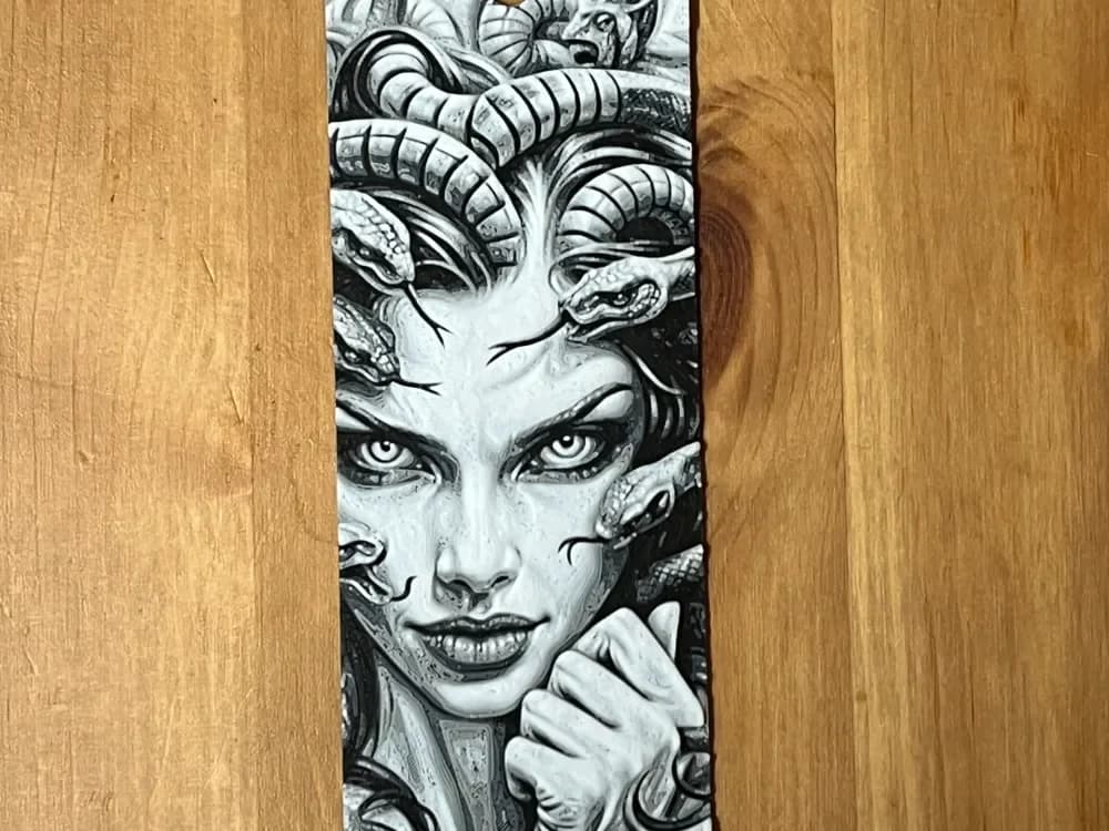 snake bookmark by Morganja HueForge model: snake bookmark by Morganja