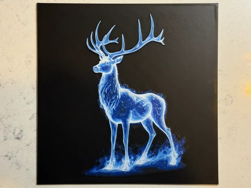 HueForge - Magical Spirit Stag (4 Colors) HueForge - Magical Spirit Stag (4 Colors)
