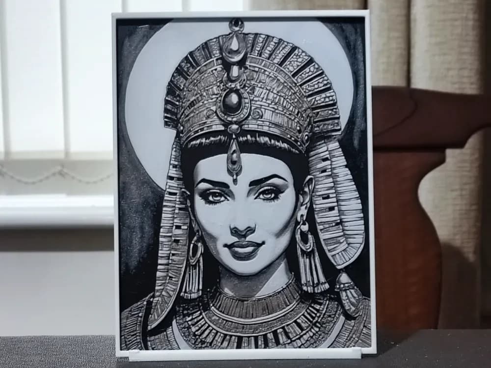 HueForge model: Cleopatra - HueForge 3 Color by BoDad