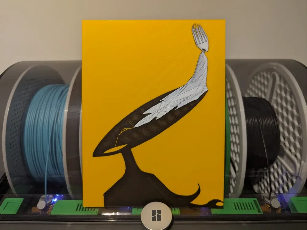 HueForge model: Hollow Knight and Pale King - Hollow Knight by Razel