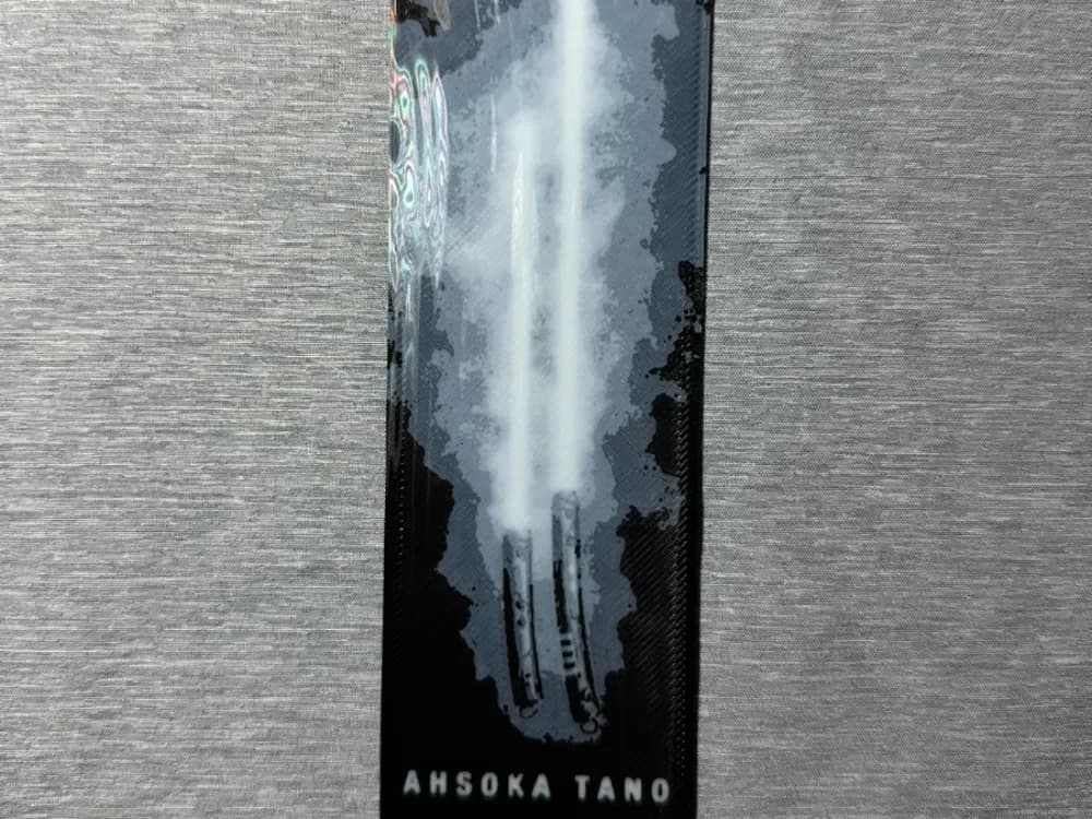 Ahsoka Tano Light Saber Bookmark - Flatforge by Hey Ben HueForge model: Ahsoka Tano Light Saber Bookmark - Flatforge by Hey Ben