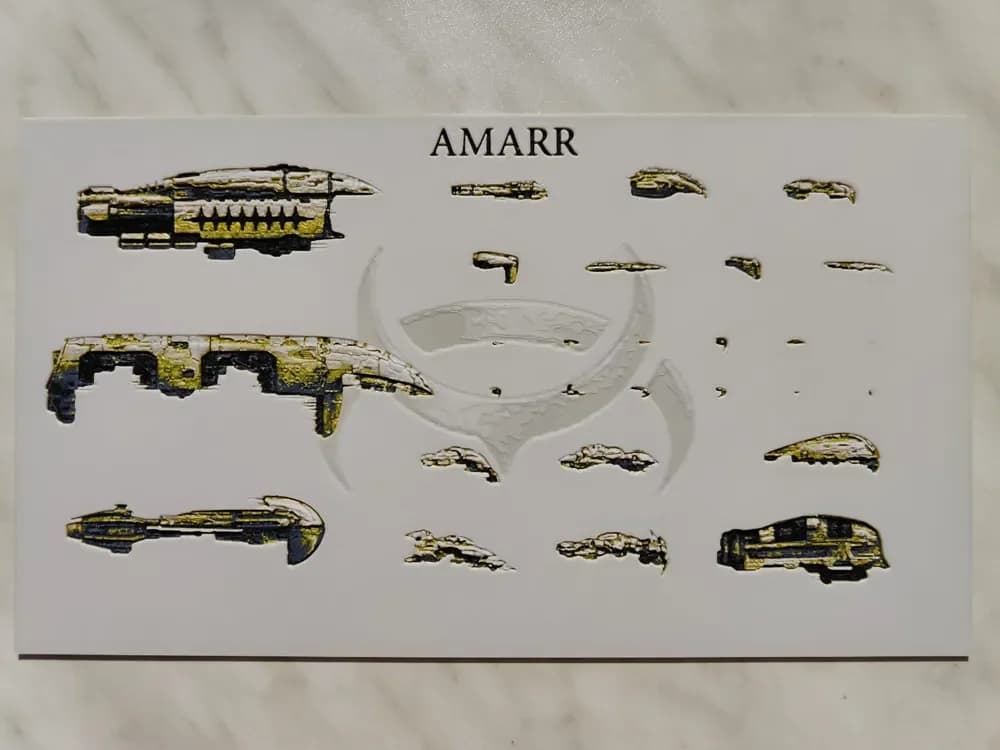 Amarr ships - EVE Online - Hueforge