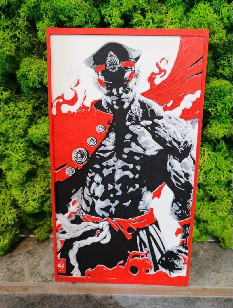 M Bison by Garuda3D HueForge model: M Bison by Garuda3D