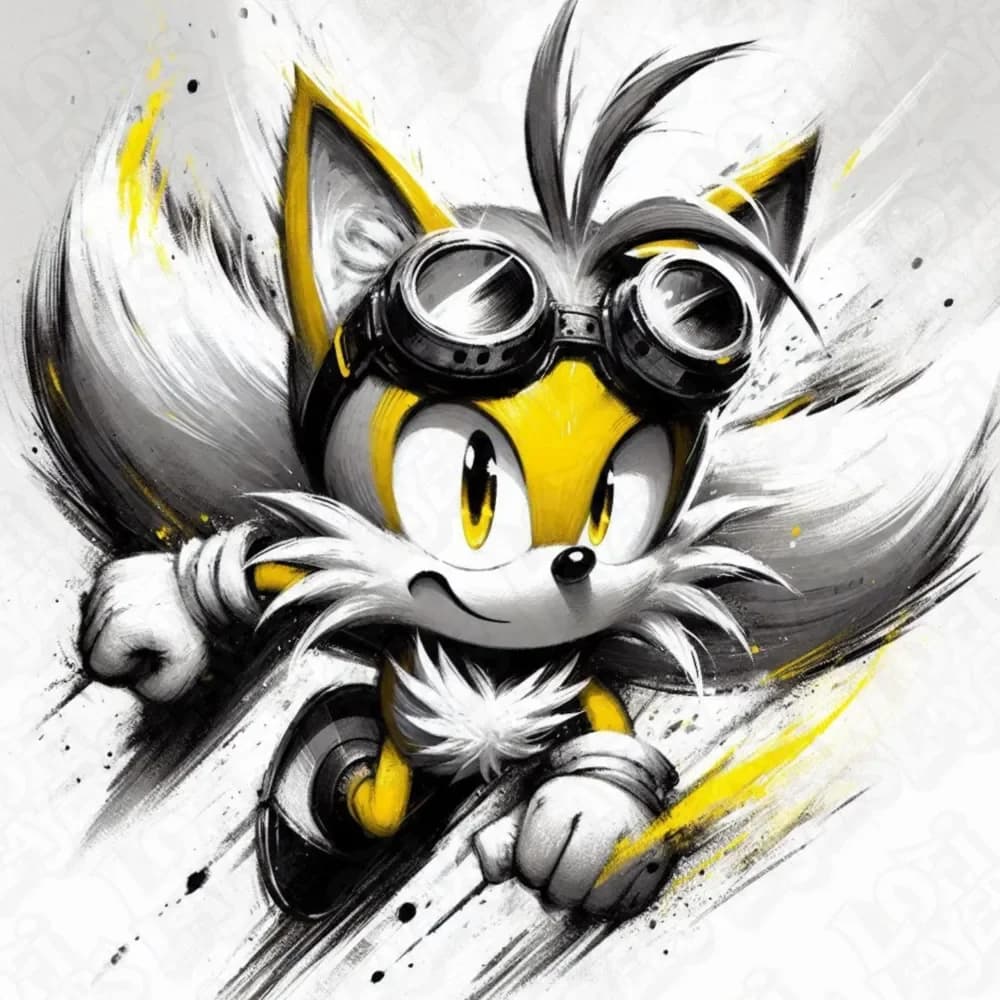 Tails Hueforge by LoFi Layers HueForge model: Tails Hueforge by LoFi Layers