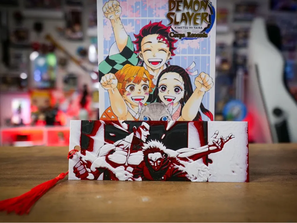 HueForge model: Besto Friendo JJK Bookmark | Yuji and Todo by 3D Prints By Vic