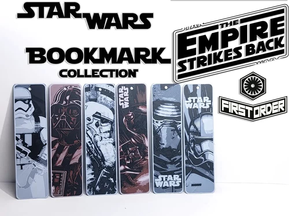 Inspired by Star Wars Empire Bookmark collection Inspired by Star Wars Empire Bookmark collection