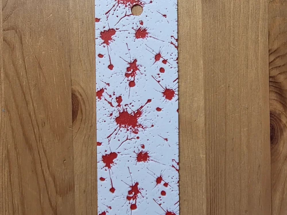 Blood Bookmark by Morganja HueForge model: Blood Bookmark by Morganja